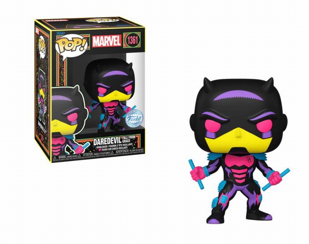 Φιγούρα Funko POP! Marvel – Daredevil Fall From Grace (Black Light) #1361 (Exclusive)