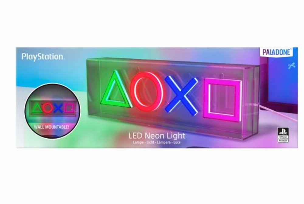 Playstation - Icons Led Neon Φωτιστικό (15.5x 30.5cm)