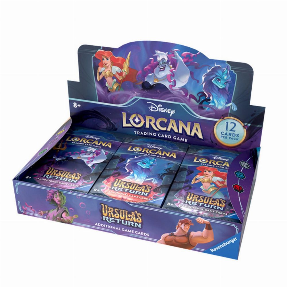 Disney Lorcana TCG – Ursula’s Return Booster Box (24 Packs)