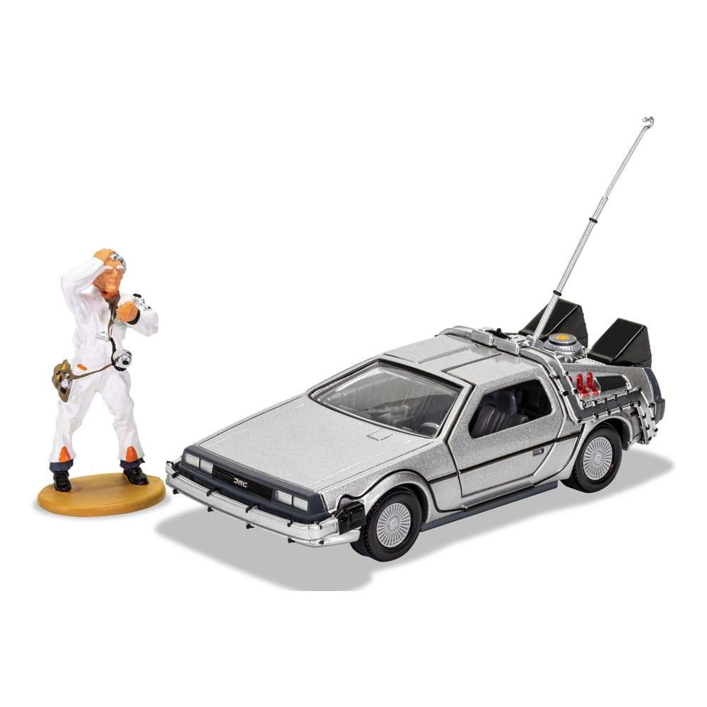 Back to the Future – DeLorean and Doc Brown Diecast Model (1/36)