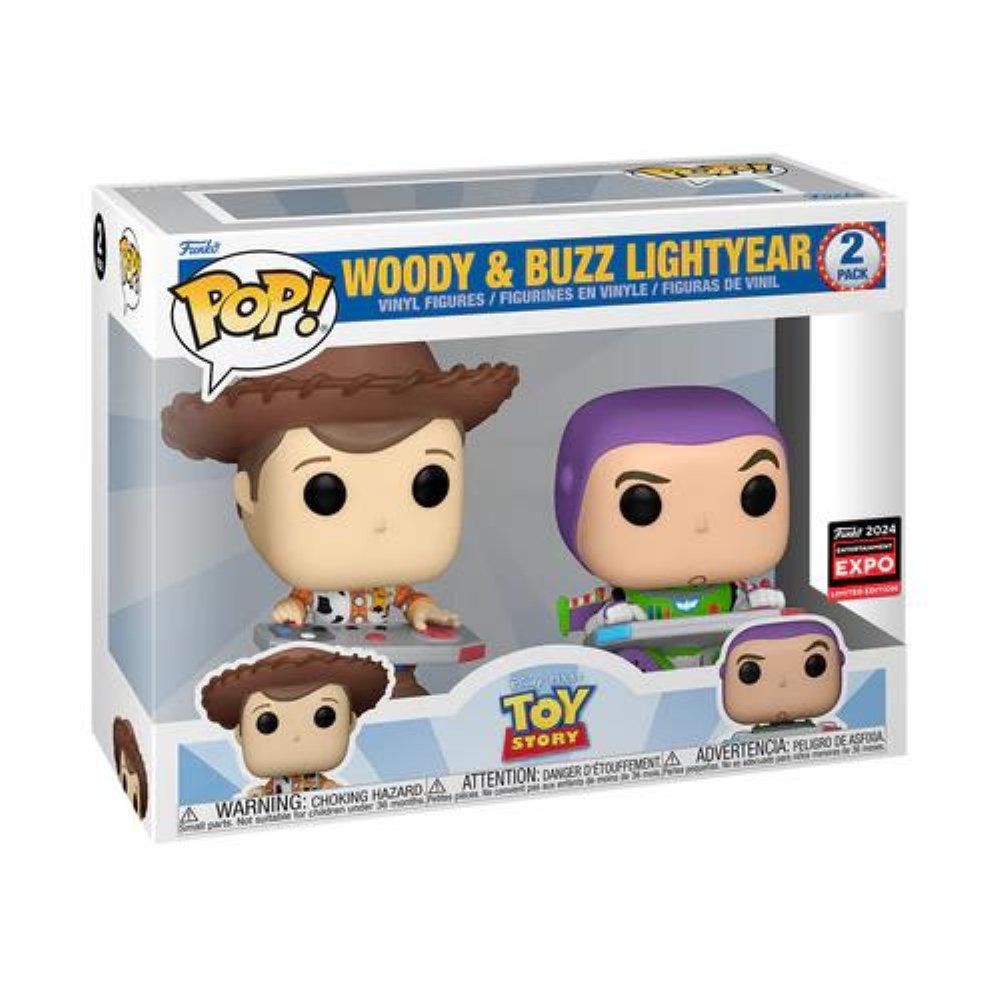 Φιγούρα Funko POP! Disney: Toy Story – Woody & Buzz Lightyear (C2E2 2024 Exclusive)