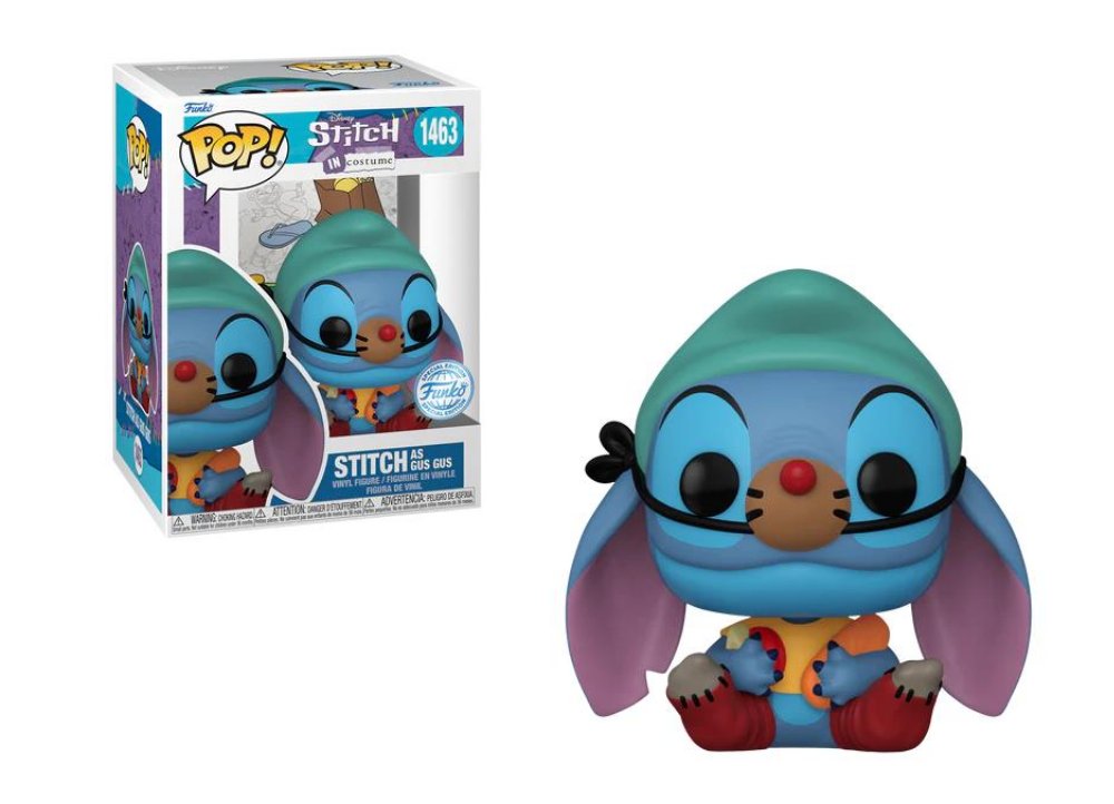Φιγούρα Funko POP! Disney: Lilo & Stitch – Stitch as Gus Gus #1463 (Exclusive)