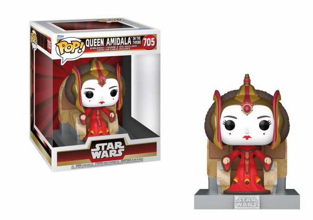 Φιγούρα Funko POP! Deluxe: Star Wars: The Phantom Menace – Queen Amidala on the Throne #705