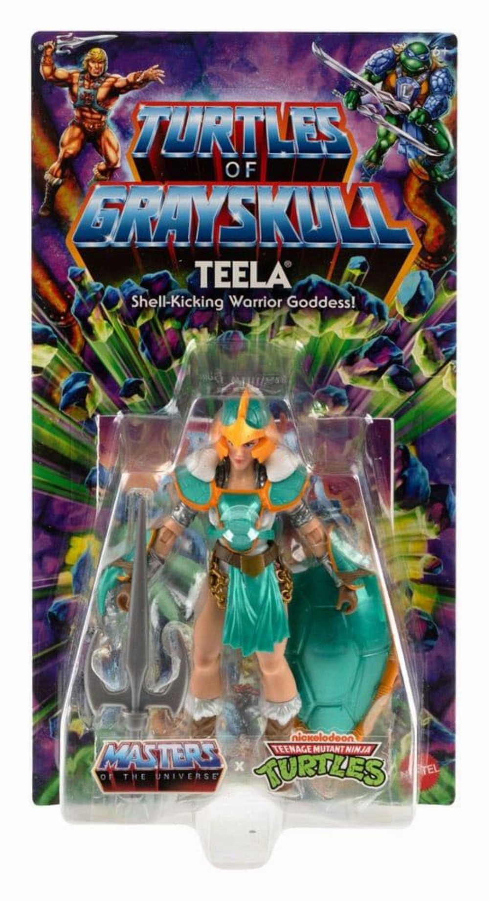 Masters of the Universe x Teenage Mutant Ninja Turtles – Teela Φιγούρα Δράσης (14cm)