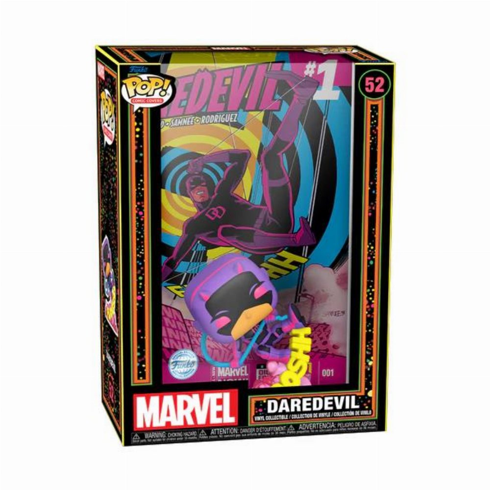 Φιγούρα Funko POP! Comic Covers: Marvel – Daredevil (Black Light) #52 (Exclusive)