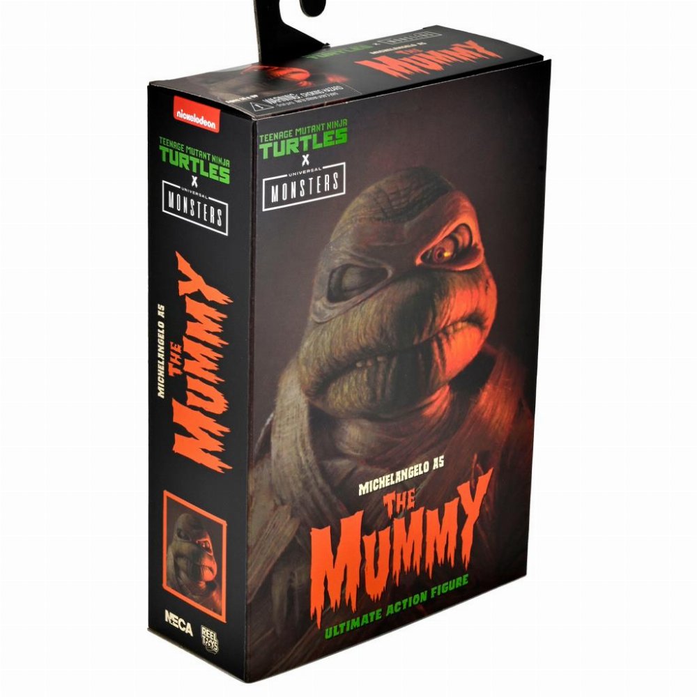 Universal Monsters x Teenage Mutant Ninja Turtles – Michelangelo as Mummy Ultimate Φιγούρα Δράσης (18cm)