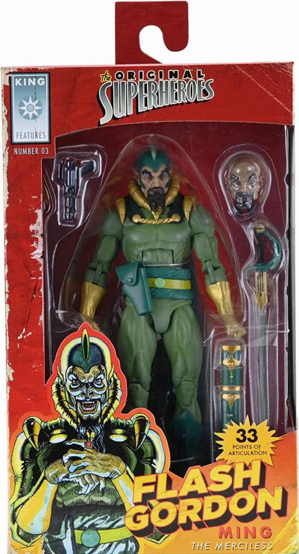 Flash Gordon – Ming the Merciless Ultimate Φιγούρα Δράσης (18cm)
