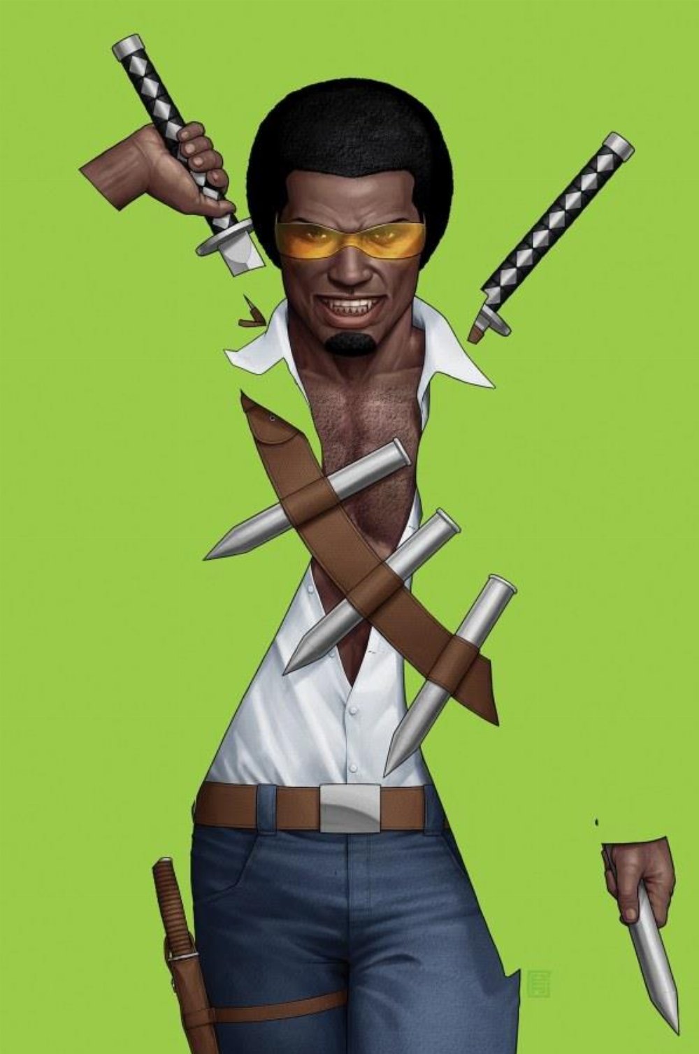 Τεύχος Κόμικ Blood Hunt #1 Negative Space Virgin Variant Cover