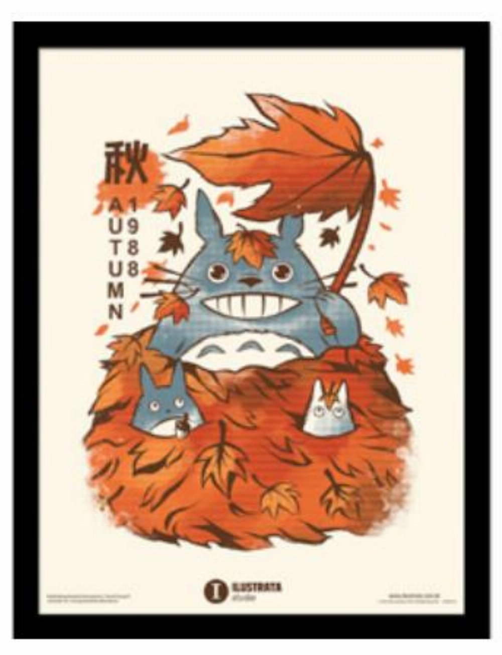 My Neighbor Totoro – Autumn Αφίσα σε Κάδρο (30x40cm)
