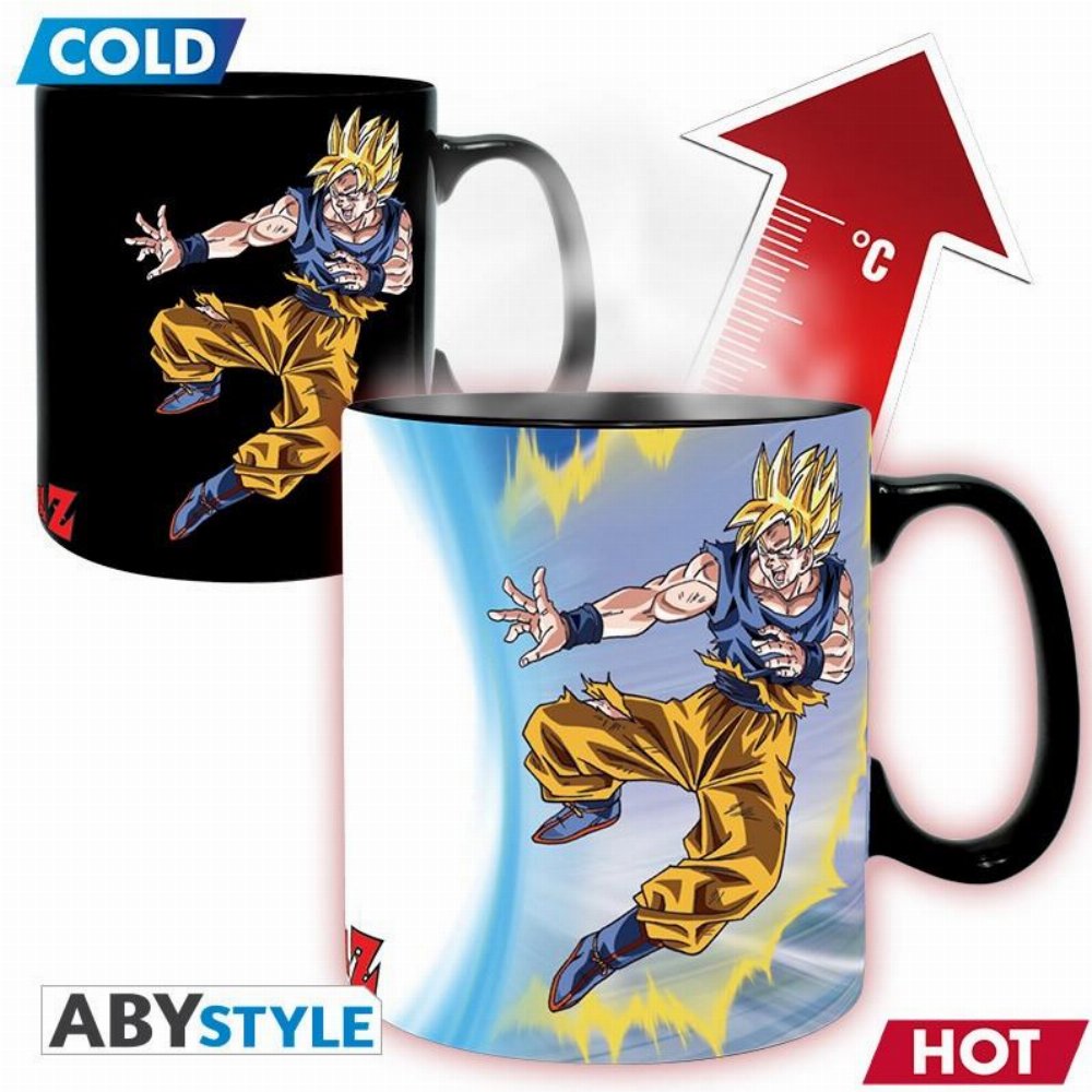 Dragon Ball – Goku vs Buu Heat Change Κεραμική Κούπα (460ml)