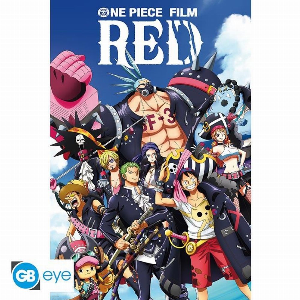 One Piece: RED – Straw Hats Crew Αυθεντική Αφίσα (92x61cm)