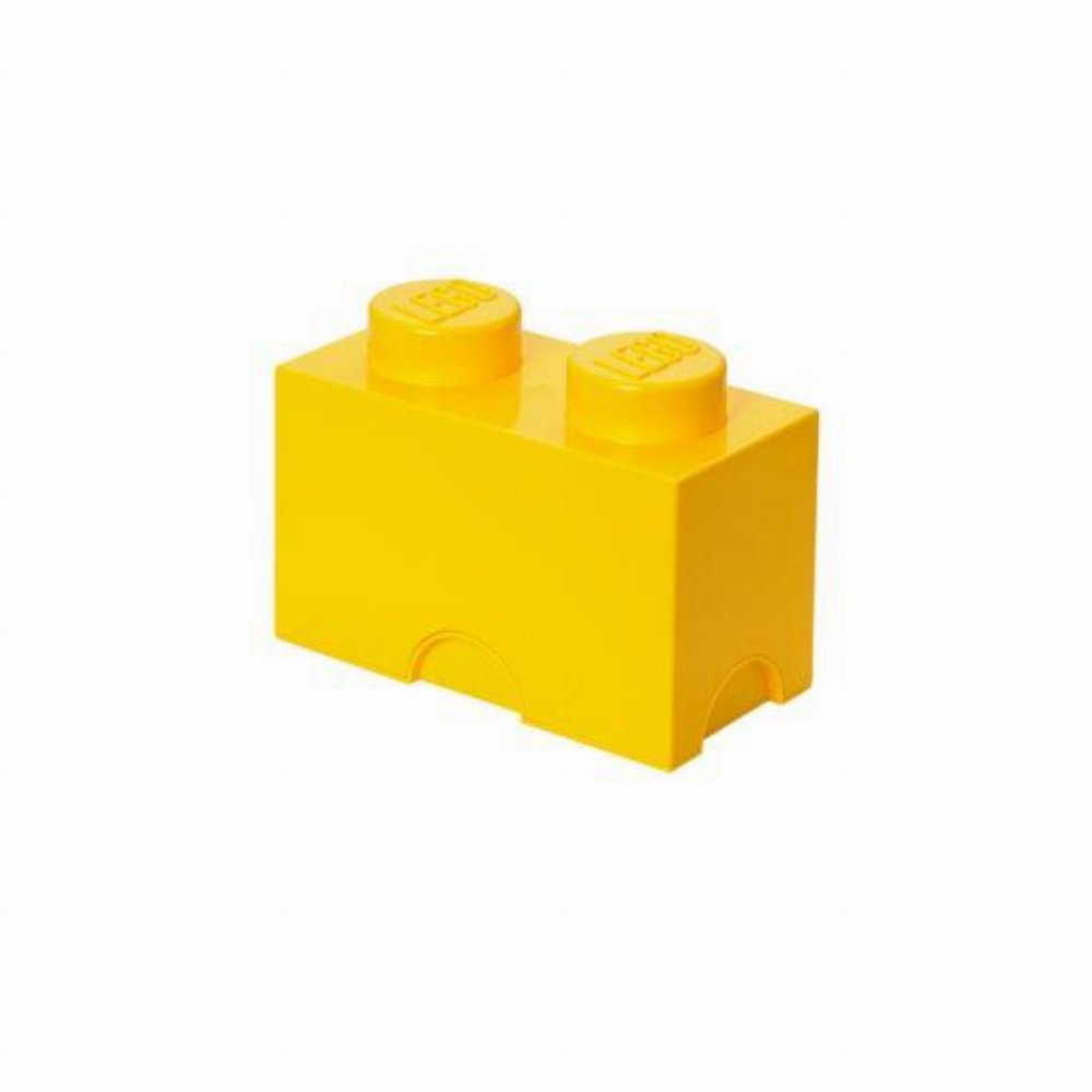 LEGO – Τουβλάκι Αποθήκευσης 2 Κίτρινο (12.5x25x18cm)