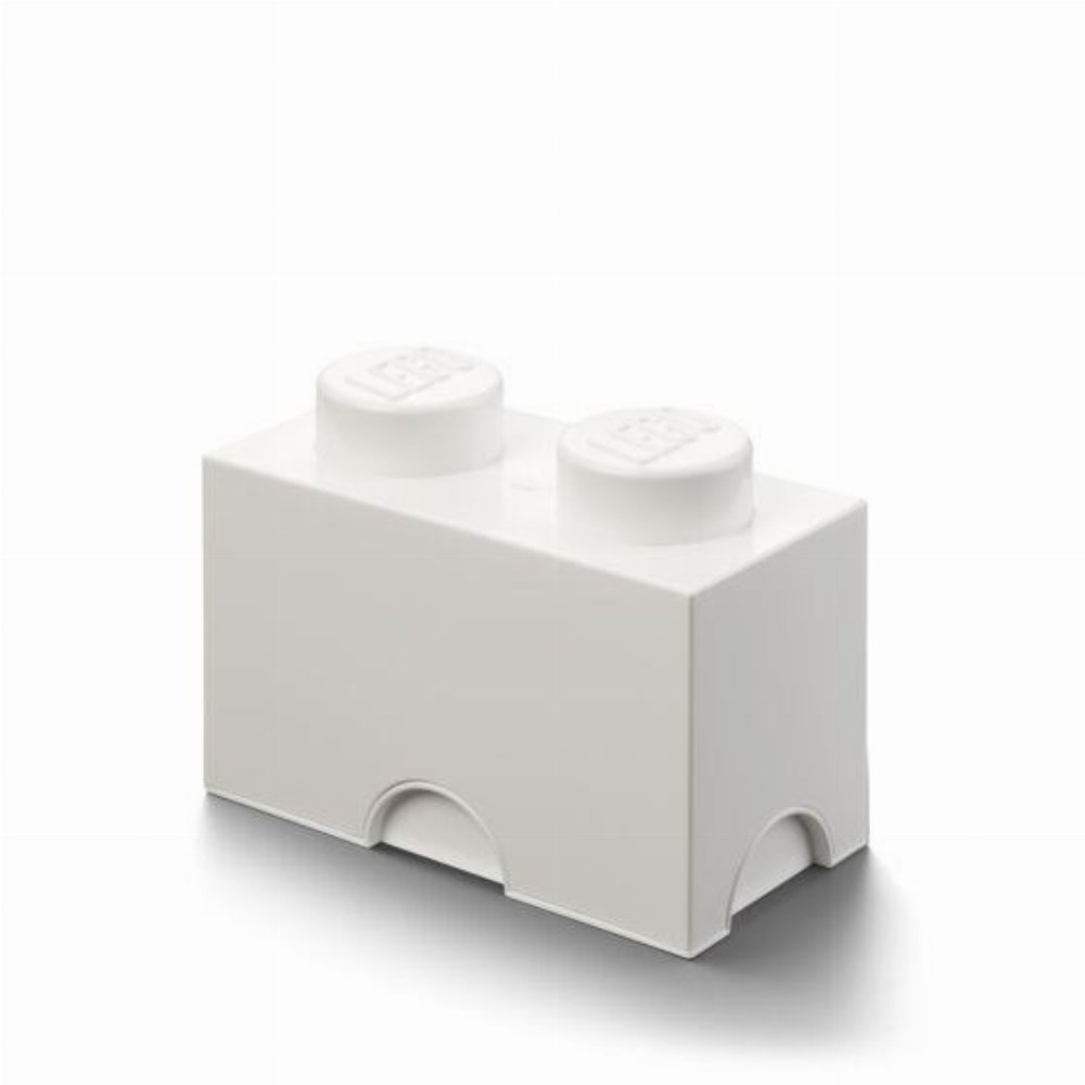 LEGO – Τουβλάκι Αποθήκευσης 2 Άσπρο (12.5x25x18cm)