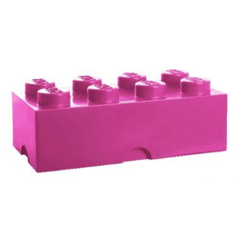 LEGO – Τουβλάκι Αποθήκευσης 8 Ρόζ (25x50x18cm)