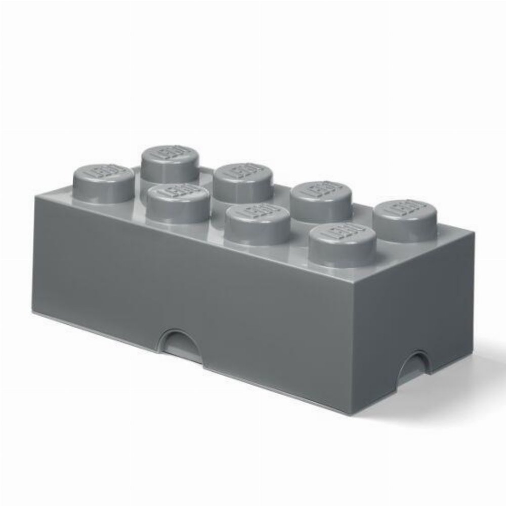 LEGO – Τουβλάκι Αποθήκευσης 8 Γκρί (25x50x18cm)