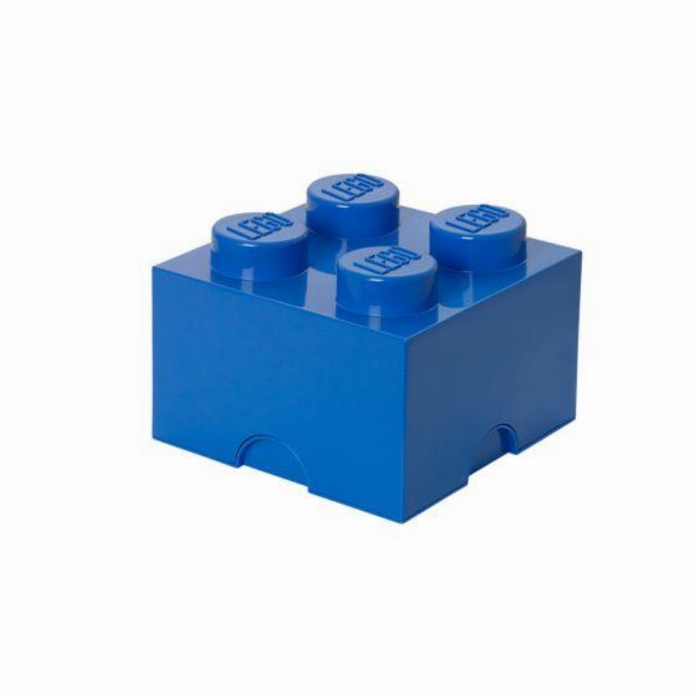 LEGO – Τουβλάκι Αποθήκευσης 4 Μπλέ (25x25x18cm)