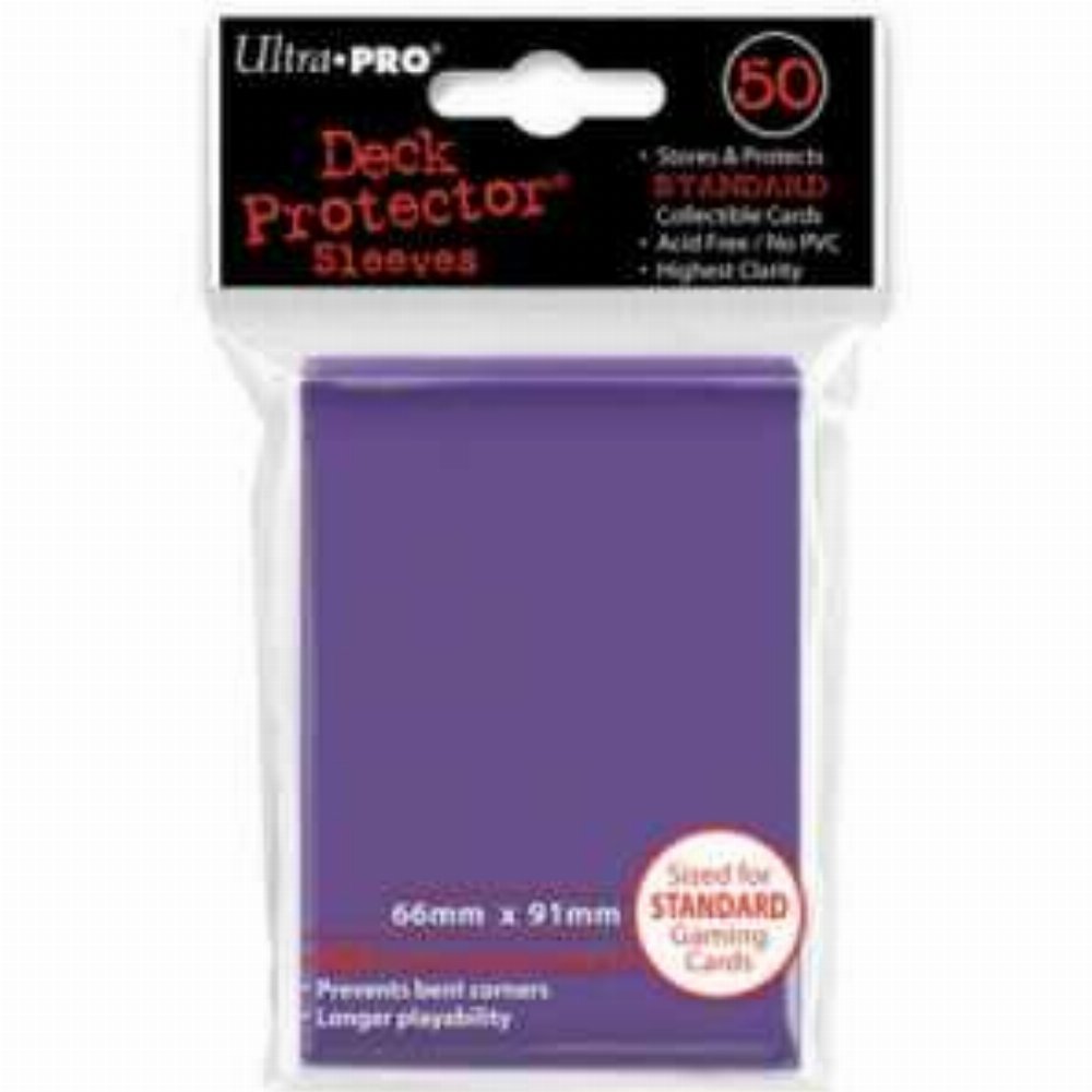 Ultra Pro Card Sleeves Standard Size 50ct – Purple