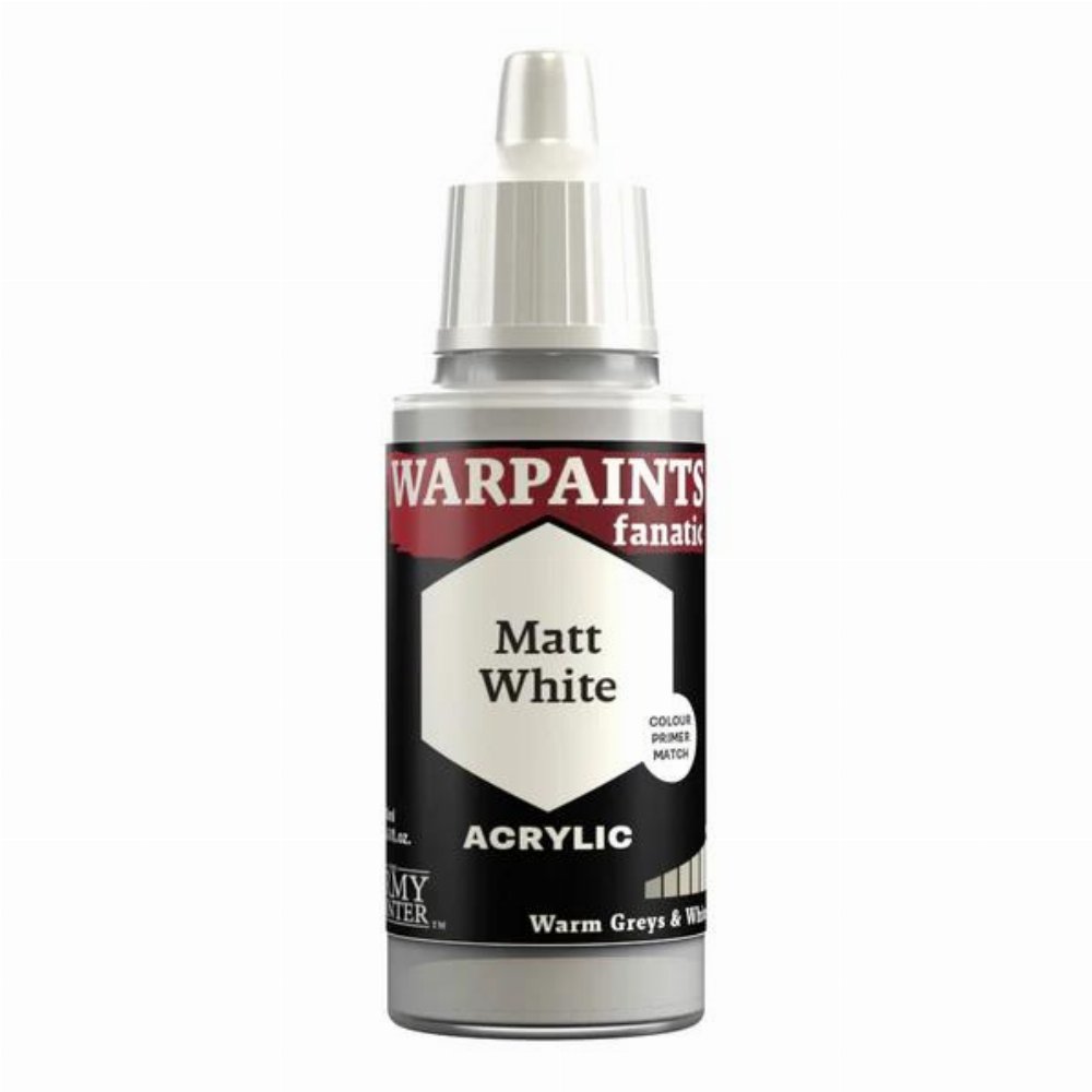 The Army Painter – Warpaints Fanatic: Matt White Χρώμα Μοντελισμού (18ml)