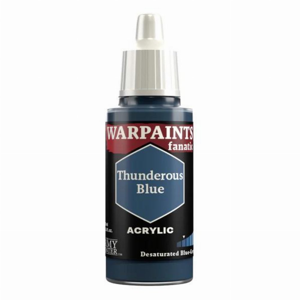 The Army Painter – Warpaints Fanatic: Thunderous Blue Χρώμα Μοντελισμού (18ml)
