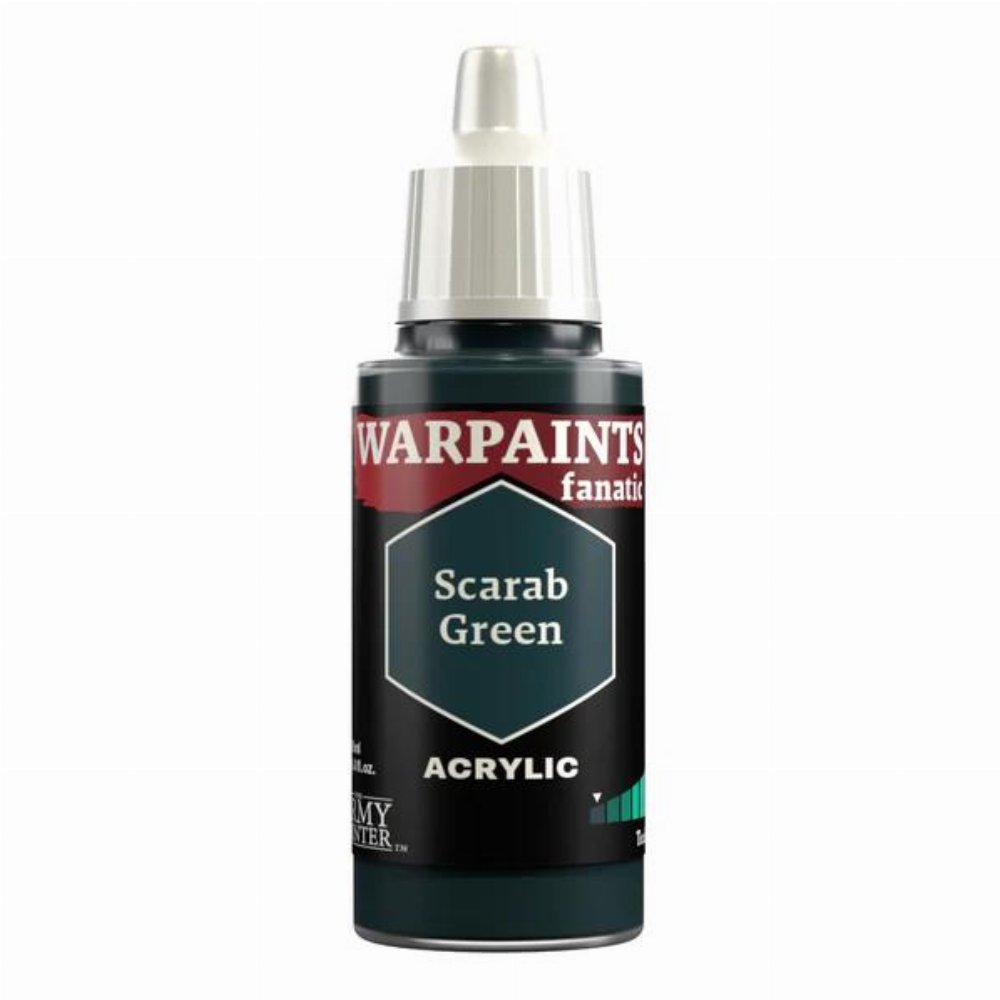The Army Painter – Warpaints Fanatic: Scarab Green Χρώμα Μοντελισμού (18ml)