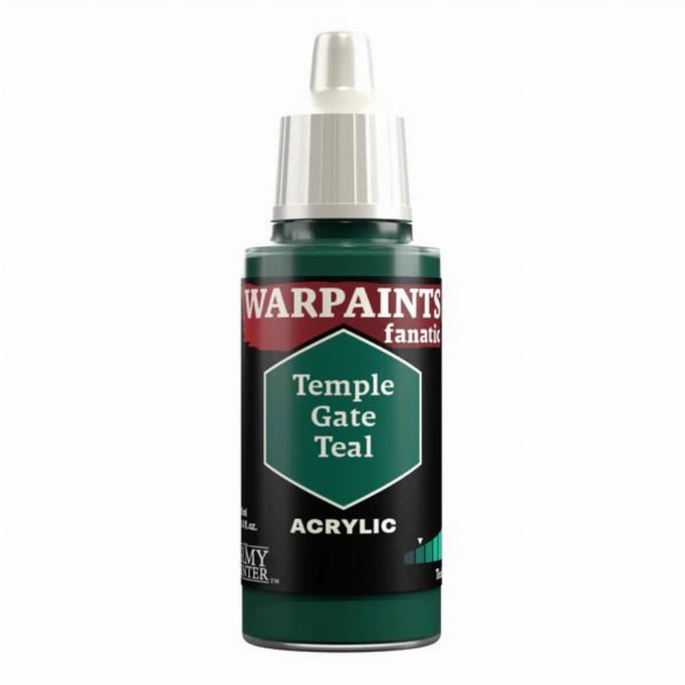 The Army Painter – Warpaints Fanatic: Temple Gate Teal Χρώμα Μοντελισμού (18ml)