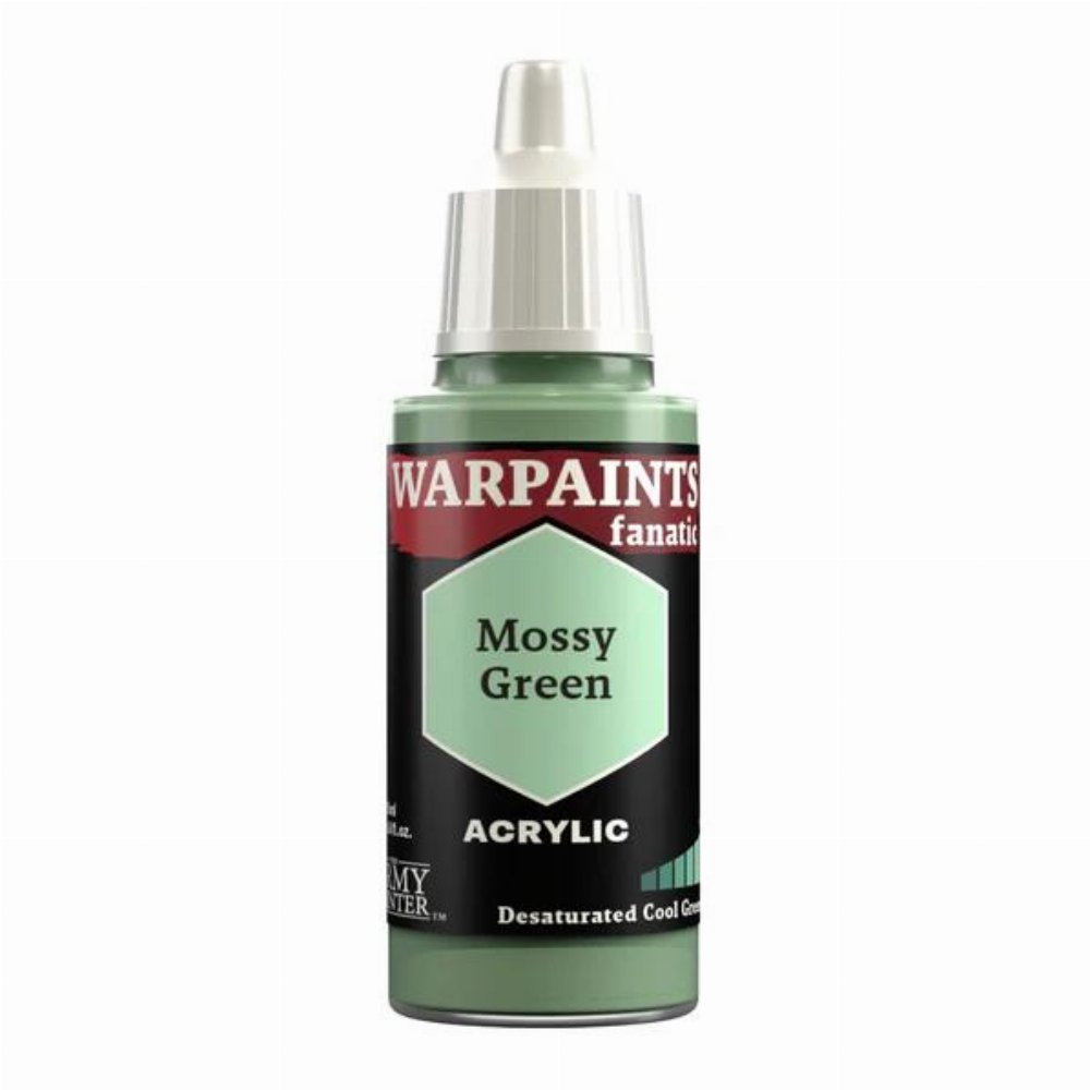 The Army Painter – Warpaints Fanatic: Mossy Green Χρώμα Μοντελισμού (18ml)