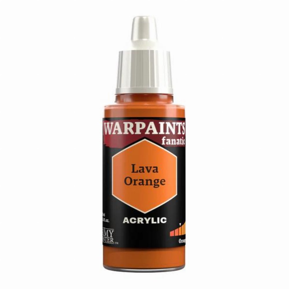 The Army Painter – Warpaints Fanatic: Lava Orange Χρώμα Μοντελισμού (18ml)