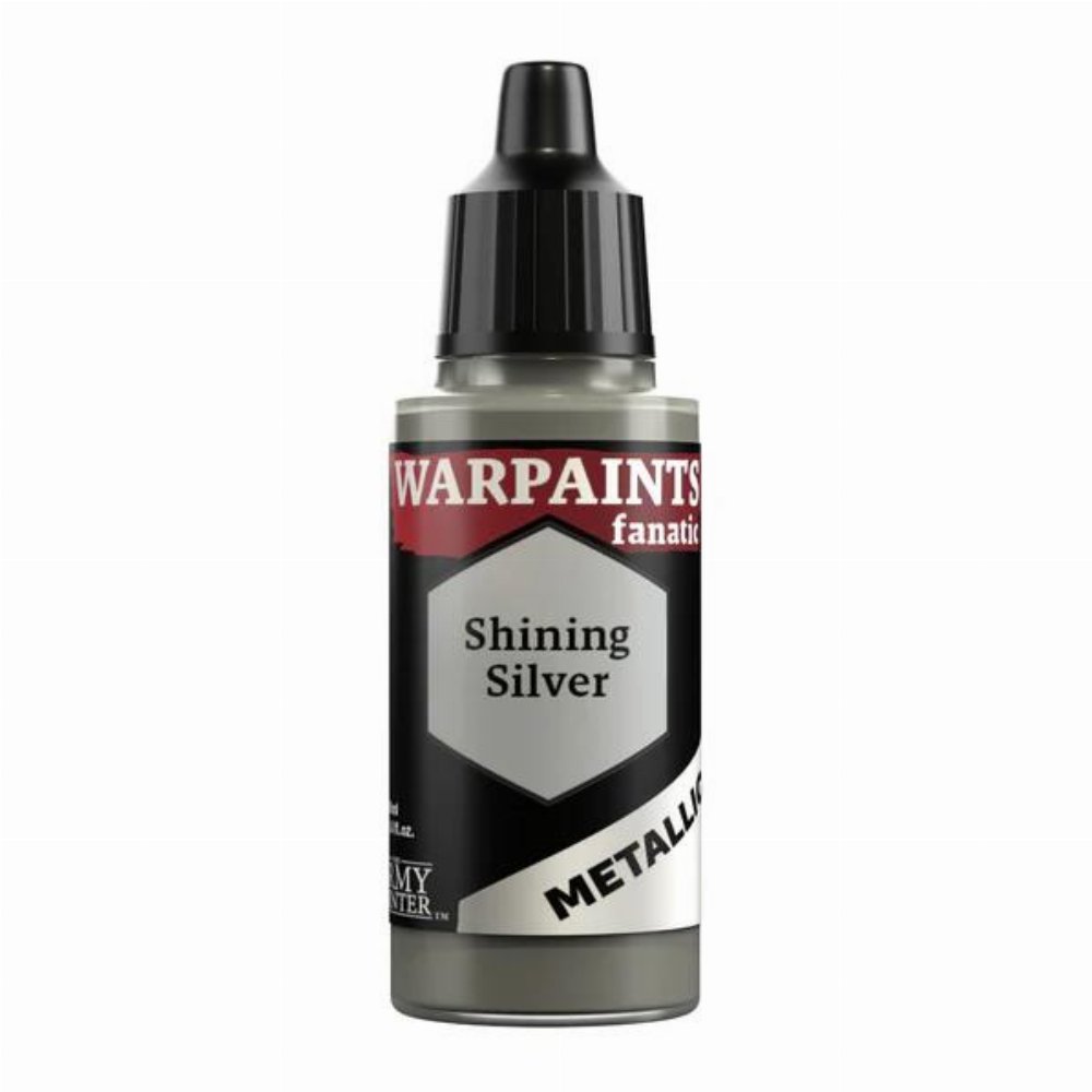 The Army Painter – Warpaints Fanatic Metallic: Shining Silver Χρώμα Μοντελισμού (18ml)