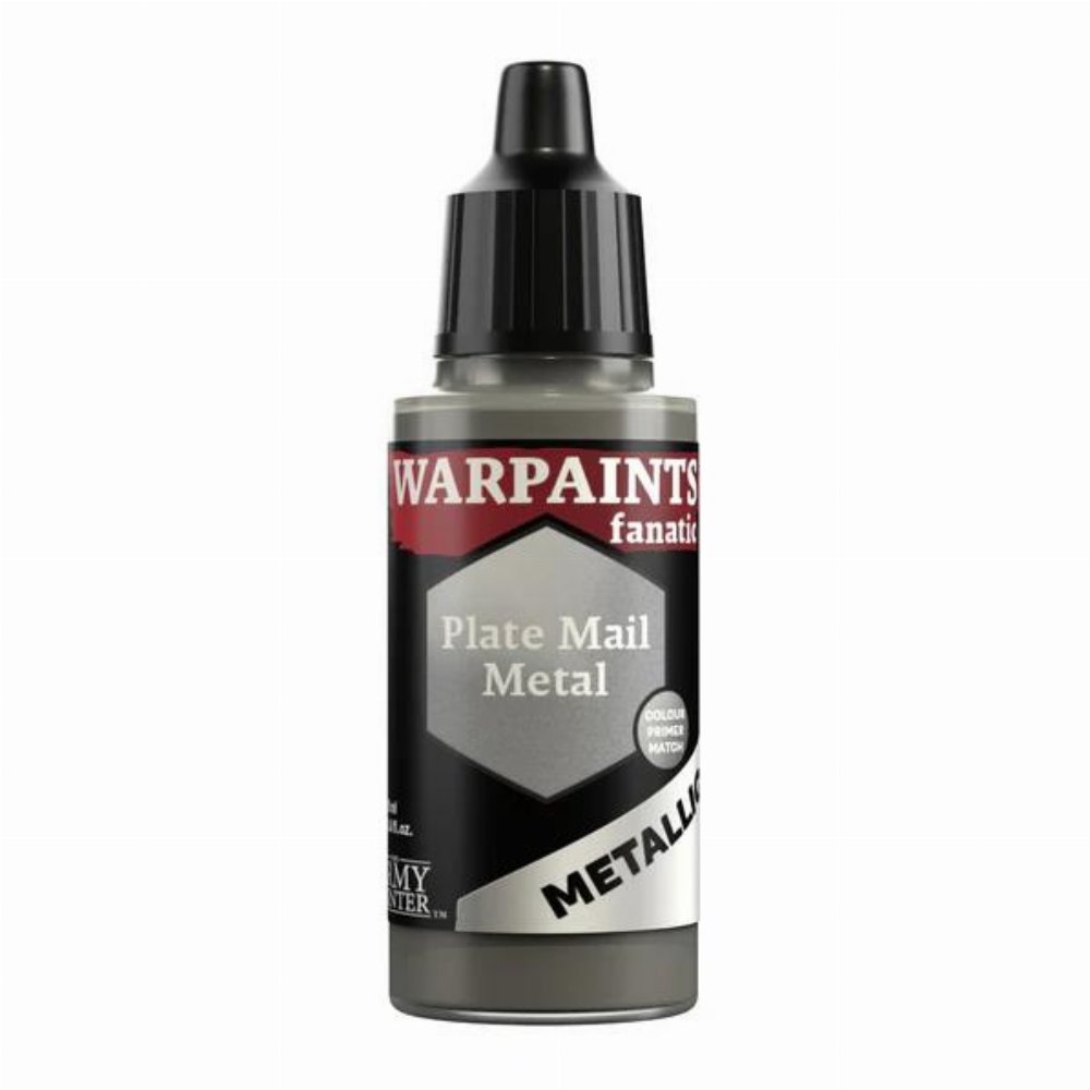 The Army Painter – Warpaints Fanatic Metallic: Plate Mail Metal Χρώμα Μοντελισμού (18ml)