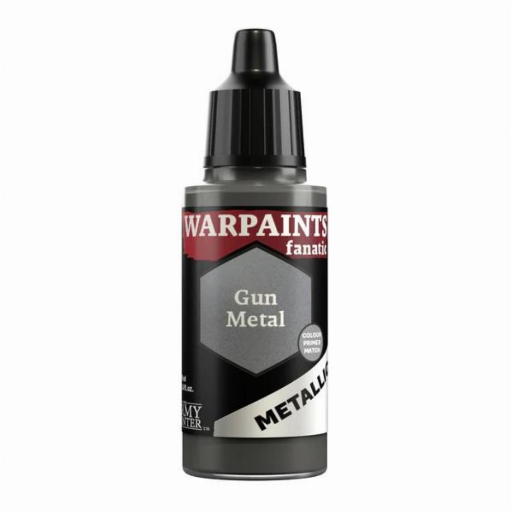 The Army Painter – Warpaints Fanatic Metallic: Gun Metal Χρώμα Μοντελισμού (18ml)