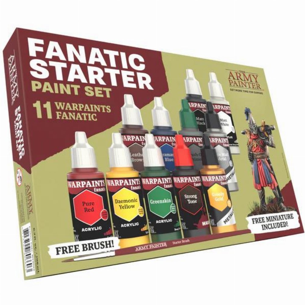 The Army Painter – Warpaints Fanatic: Starter Set (11 Χρώματα)