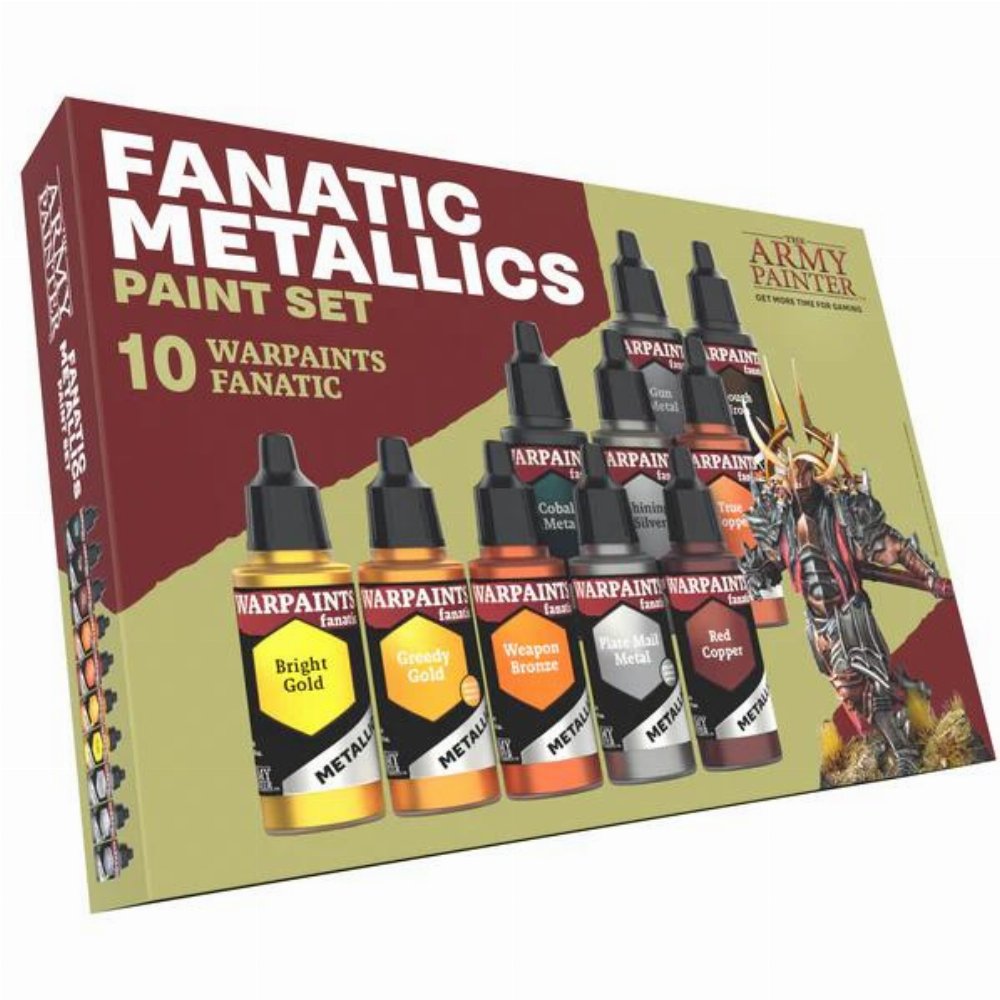 The Army Painter – Warpaints Fanatic: Metallics Paint Set (10 Χρώματα)