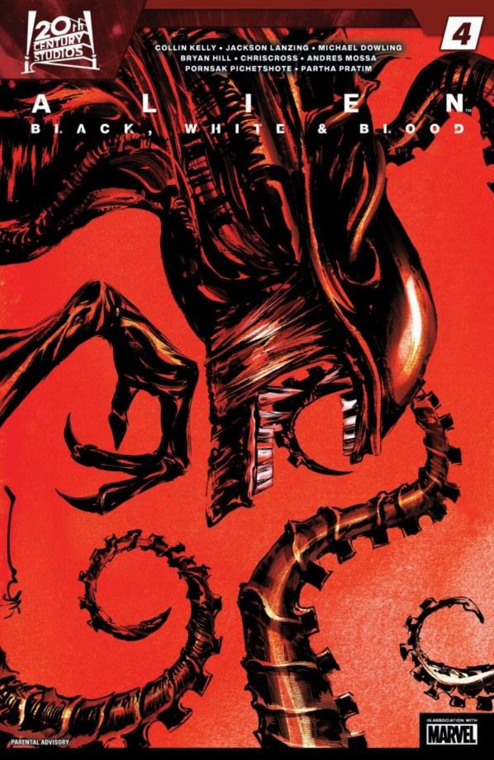 Τεύχος Κόμικ Alien Black, White & Blood #4