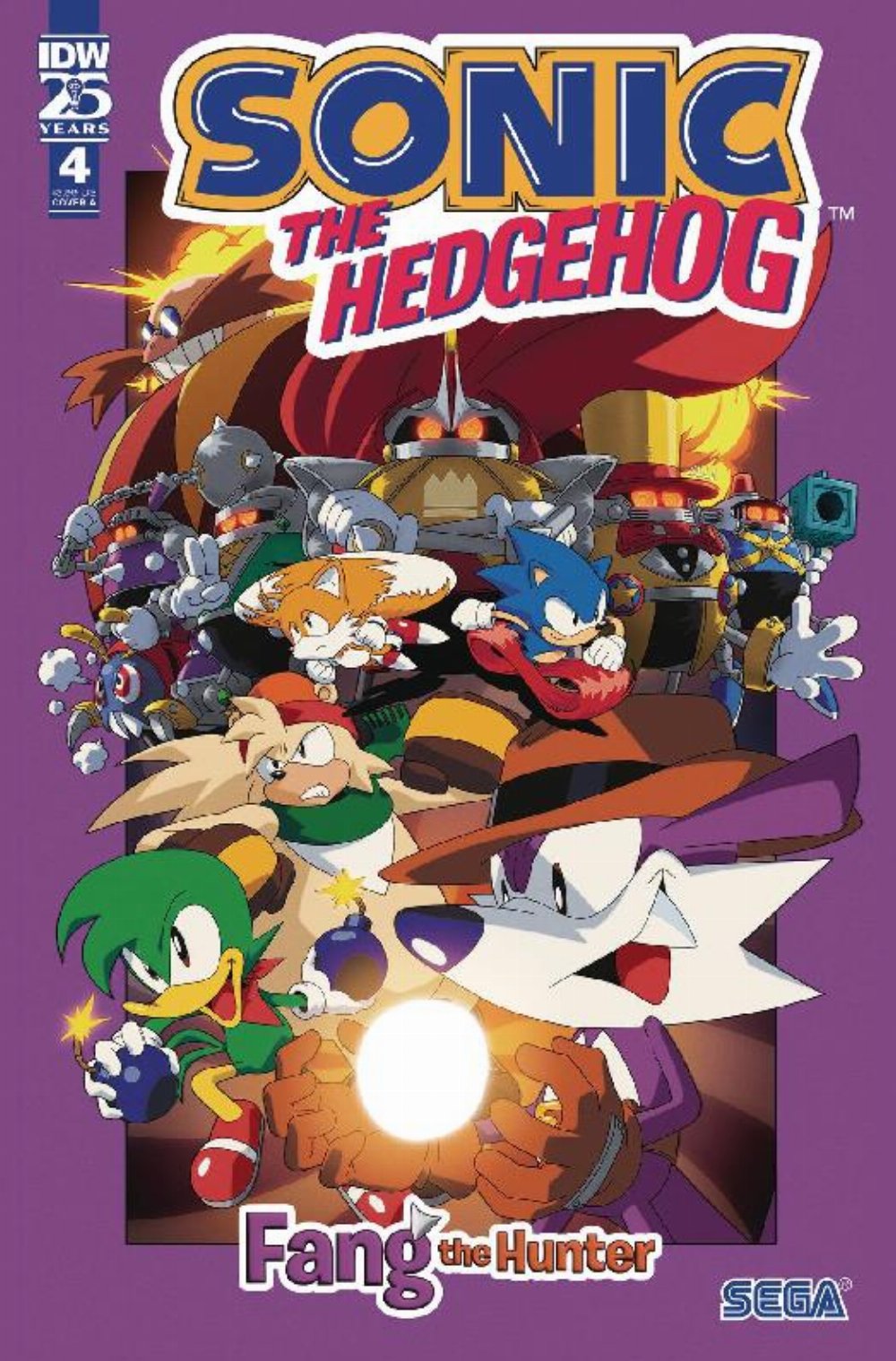 Τεύχος Κόμικ Sonic The Hedgehog: Fang Hunter #4