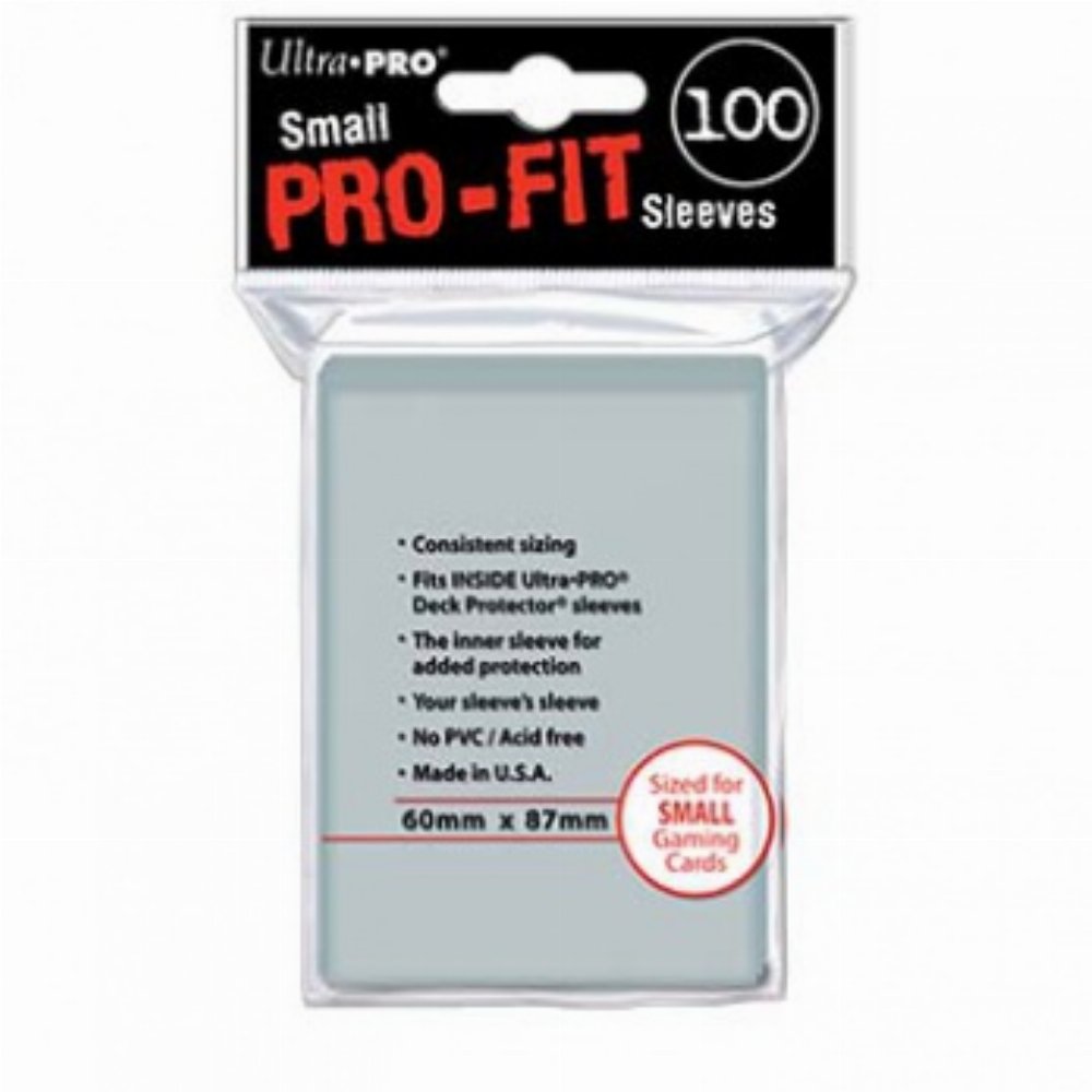 Ultra Pro Pro-Fit Japanese Small Size Card Sleeves 100ct – Clear