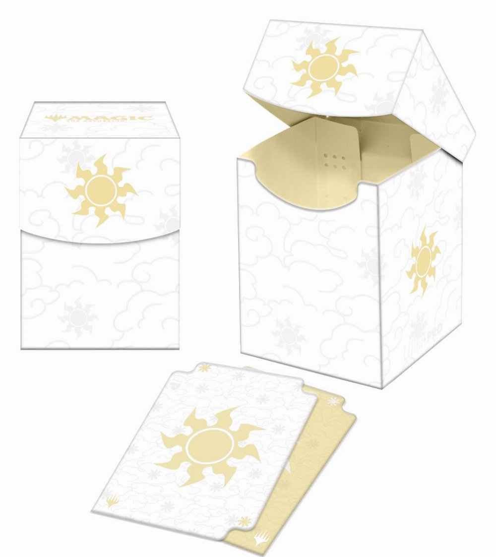 Ultra Pro 100+ Deck Box – Mana 8 Plains