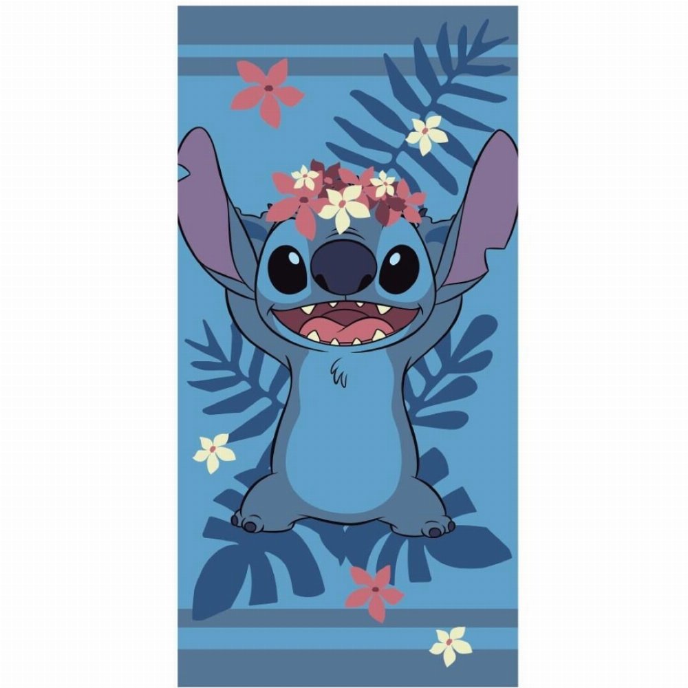 Disney: Lilo & Stitch – Flowers Πετσέτα Θαλάσσης (70x140cm)