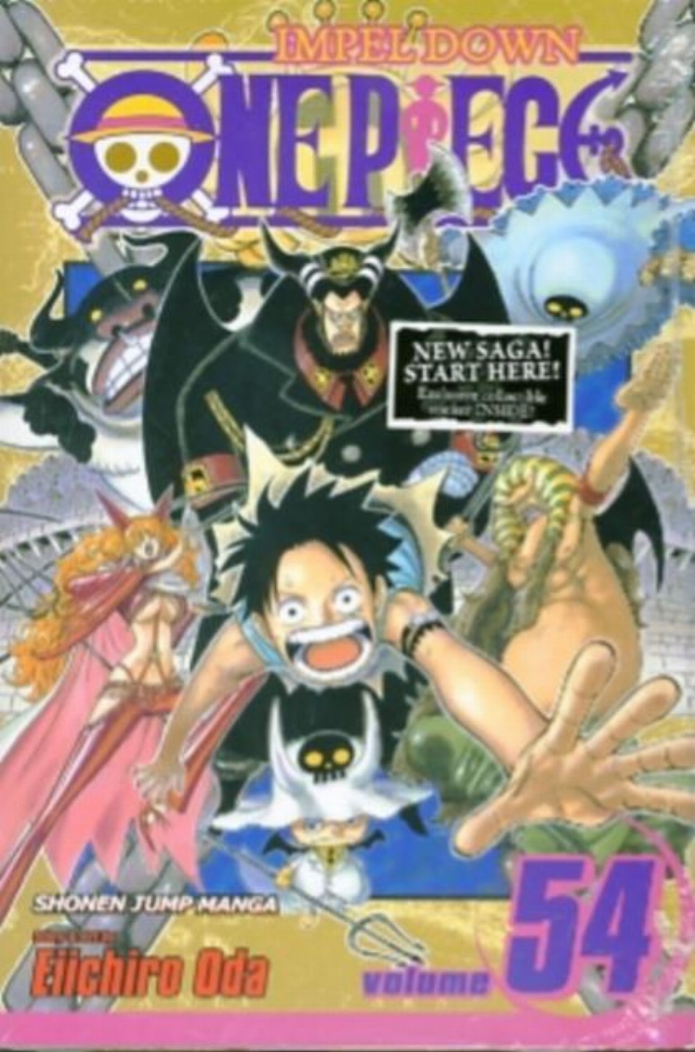Τόμος Manga One Piece Vol. 54 (New Printing)