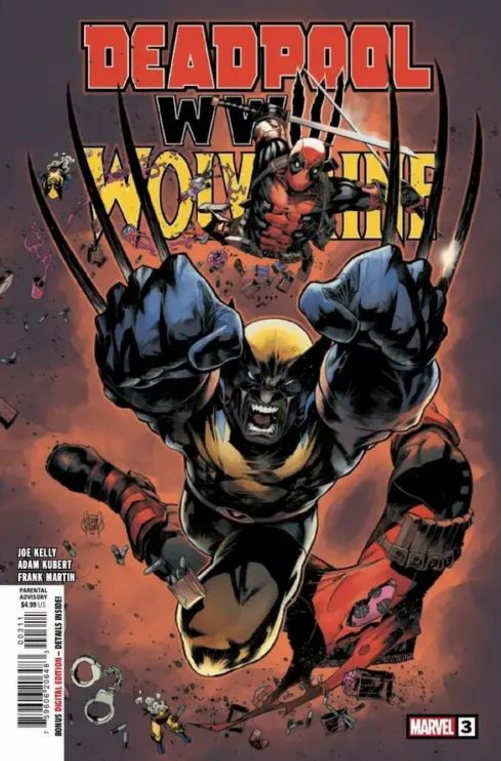 Τεύχος Κόμικ Deadpool And Wolverine WWIII #3
