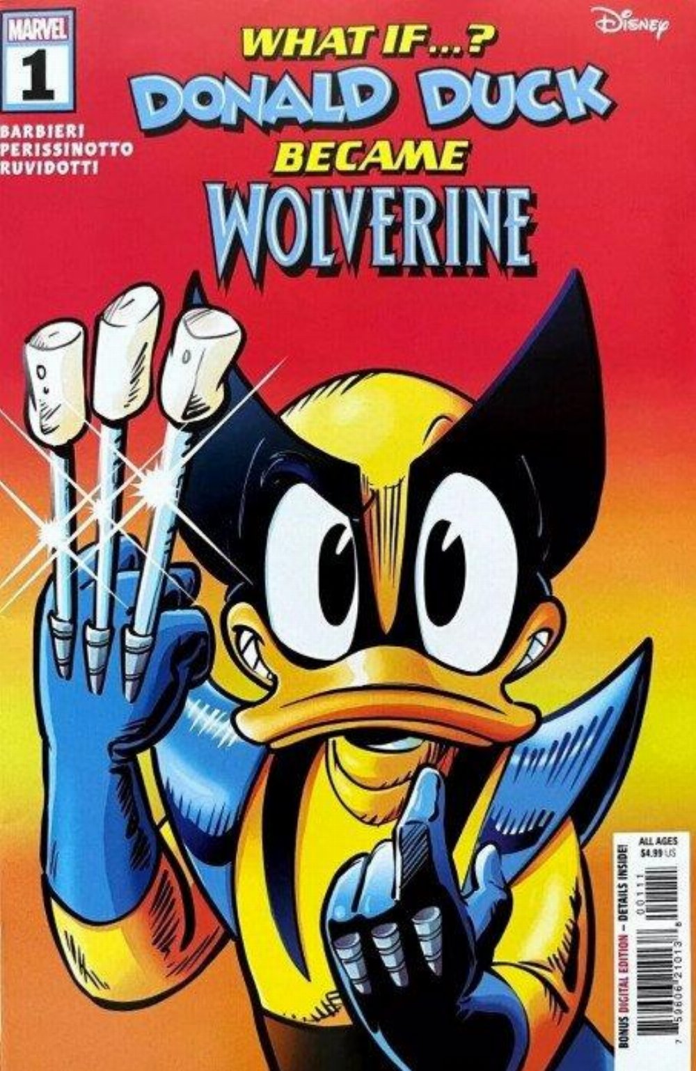 Τεύχος Κόμικ What If…? Donald Duck Became Wolverine #1