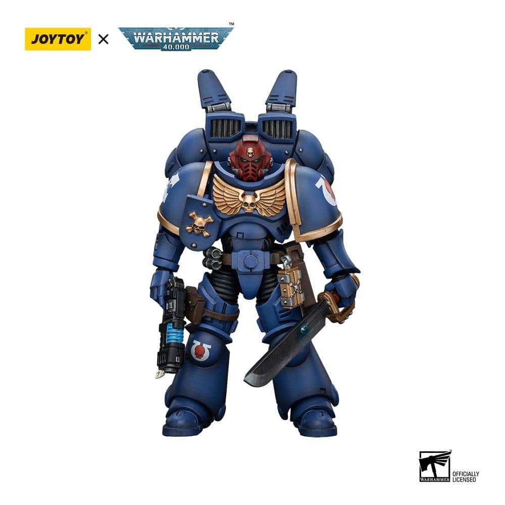Warhammer 40000 – Ultramarines Jump Pack Intercessors Sergeant With Plasma Pistol And Power Sword 1/18 Φιγούρα Δράσης (12cm)