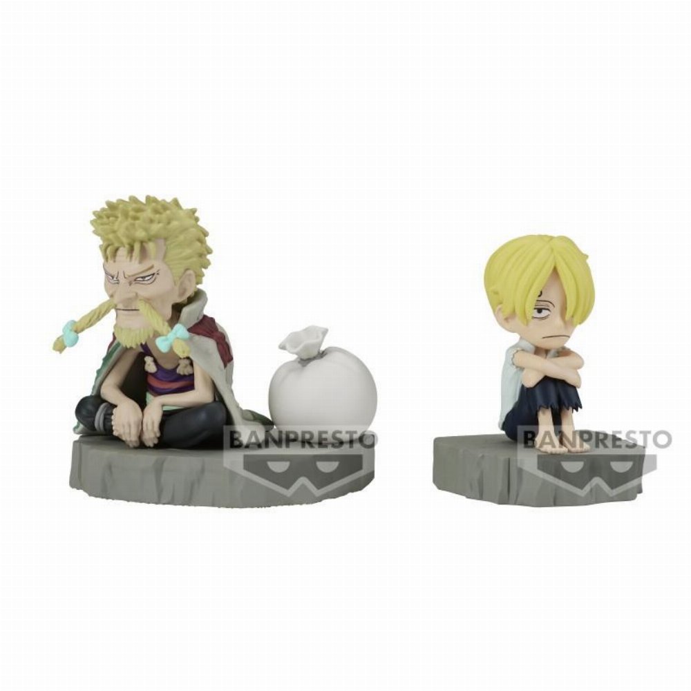 One Piece: WCF Log Stories – Sanji & Zeff Φιγούρα Αγαλματίδιο (6cm)