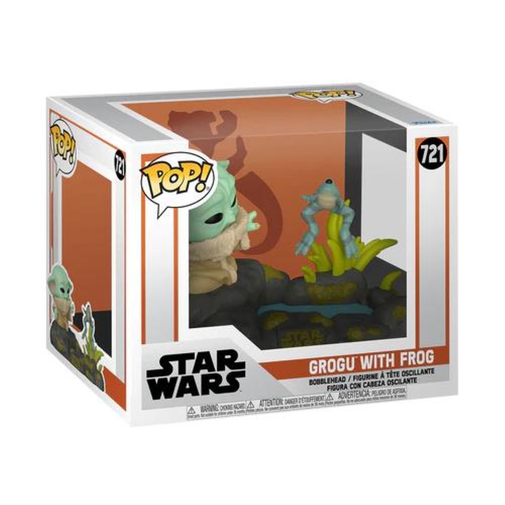 Φιγούρα Funko POP! Deluxe: Star Wars The Mandalorian – Grogu with Frog #720