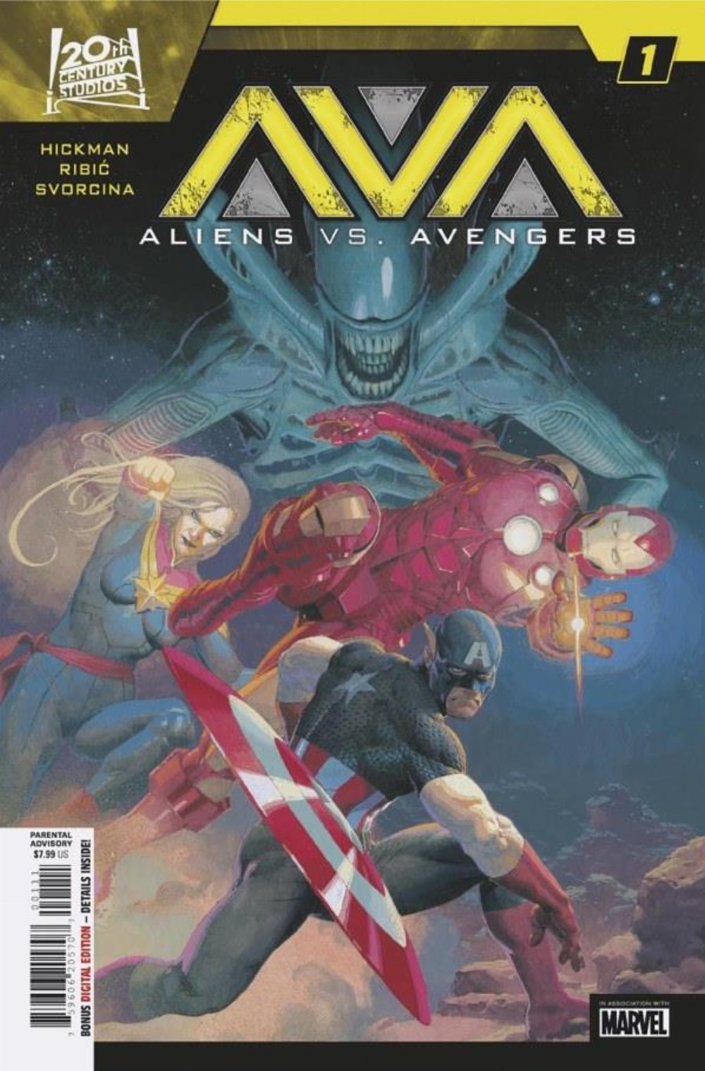 Τεύχος Κόμικ Aliens VS Avengers #1