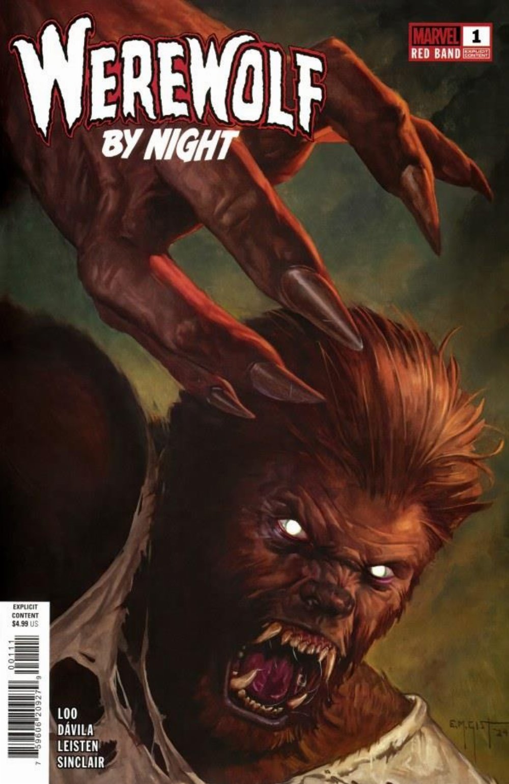 Τεύχος Κόμικ Werewolf By Night: Red Band #1