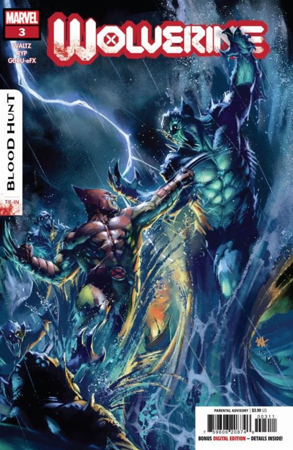 Τεύχος Κόμικ Wolverine Blood Hunt #3