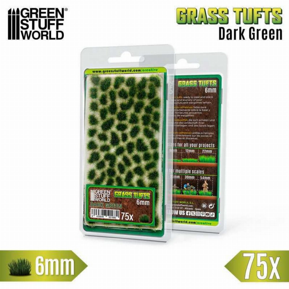 Green Stuff World – Dark Green Blossom Tufts 6mm (75 τεμάχια)
