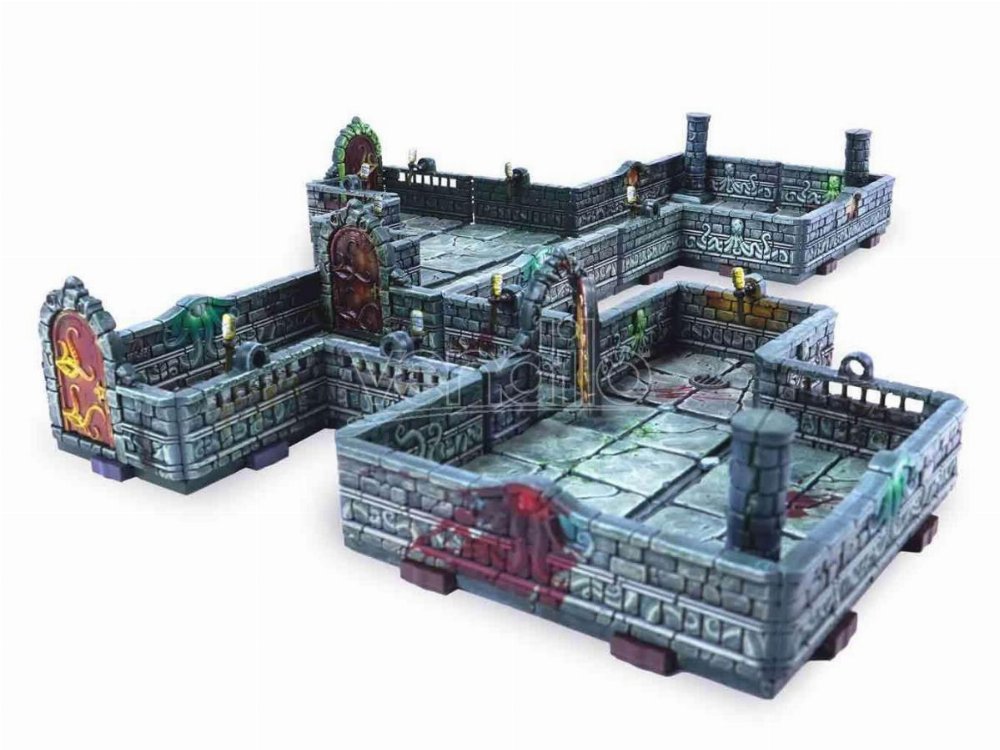 Dungeons & Lasers – Pathfinder Terrain: Abomination Vaults (Pre-Painted)