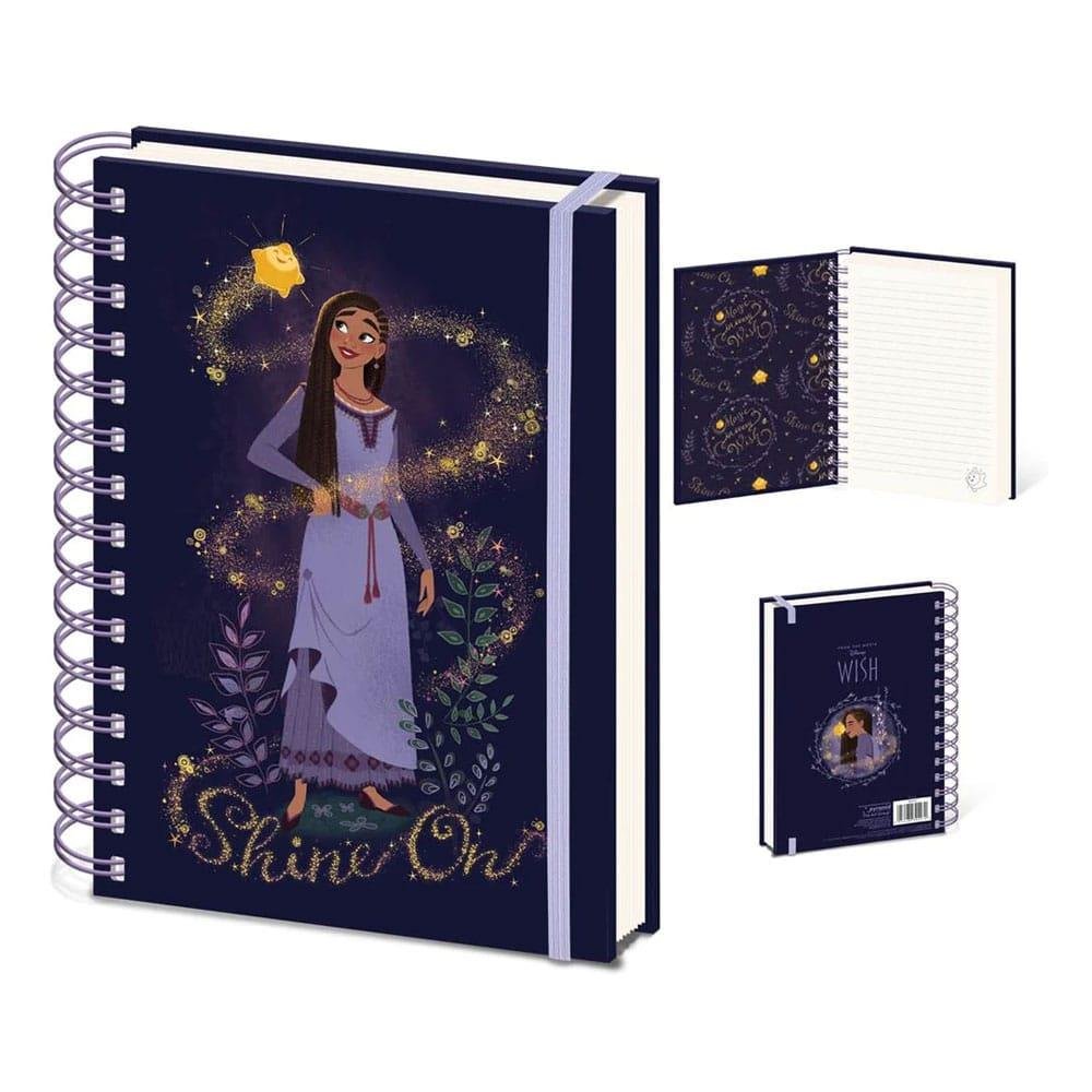 Disney: Wish – Shine On A5 Wiro Σημειωμάταριο