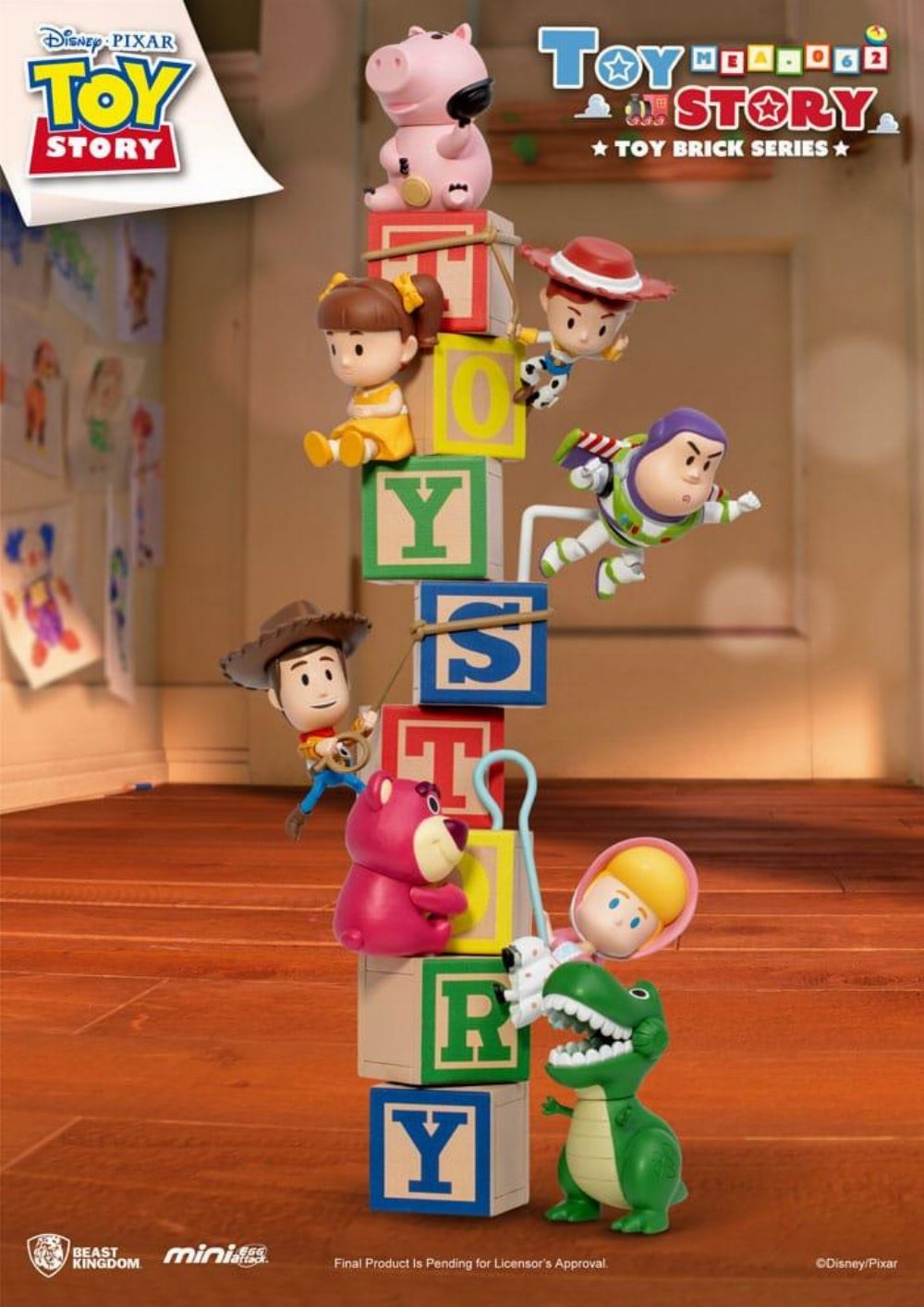 Disney Toy Story: Mini Egg – Brick Series 8-Pack Φιγούρες (7cm)